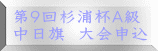 第９回杉浦杯Ａ級 中日旗　大会申込