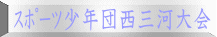 ｽﾎﾟｰﾂ少年団西三河大会